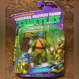 Teenage Mutant Ninja Turtles Nickelodeon Leonardo Figure In Box - Rare